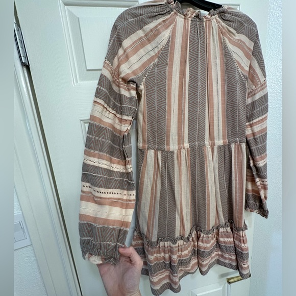 Veronica Beard Danica Printed Mini Cotton Dress - Picture 3 of 4